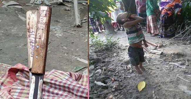 দিরাইয়ে শিশু হত্যা : ছুরিতে লেখা ২ জনের নাম