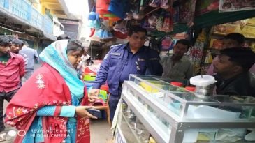 ওসমানীনগরে ভোক্তার অভিযান, তিন প্রতিষ্ঠানকে জরিমানা