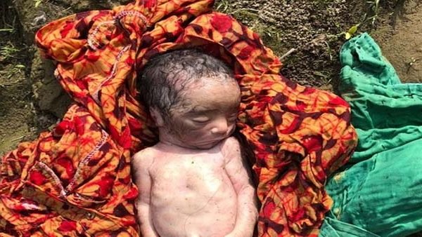 ফেঞ্চুগঞ্জে কাপড় দিয়ে মোড়ানো শিশুর লাশ উদ্ধার