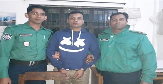 দক্ষিণ সুরমা থানা পুলিশের বিশেষ অভিযানে কুখ্যাত ডাকাত রশিদ গ্রেফতার