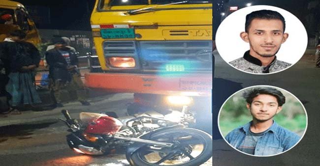 আম্বরখানায় ট্রাক চাপায় গুরুতর আহত ২