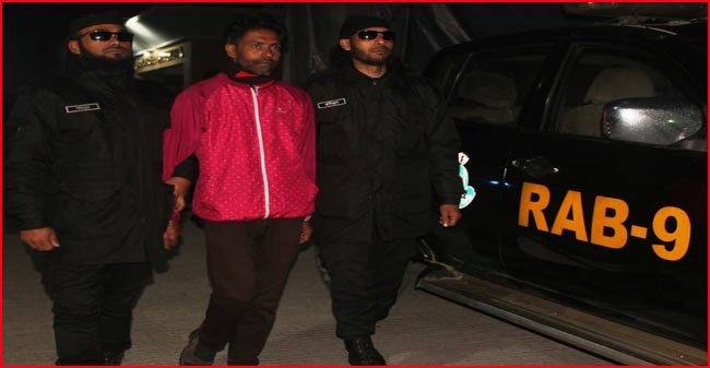 দক্ষিন সুরমা এলাকা থেকে পলাতক আসামী ফরিদ গ্রেফতার