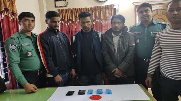 সিলেটে দেড় হাজার পিস ইয়াবাসহ গ্রেপ্তার ৩