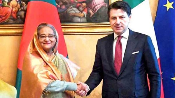 আরও ১০ লাখ ইউরো দেয়ার প্রতিশ্রুতি ইতালির