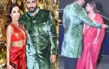 মালাইকাকে হাত দিয়ে আড়াল করলেন অর্জুন