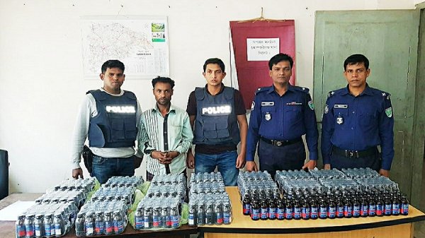 কোম্পানীগঞ্জে  ফেনসিডিলসহ একজন আটক