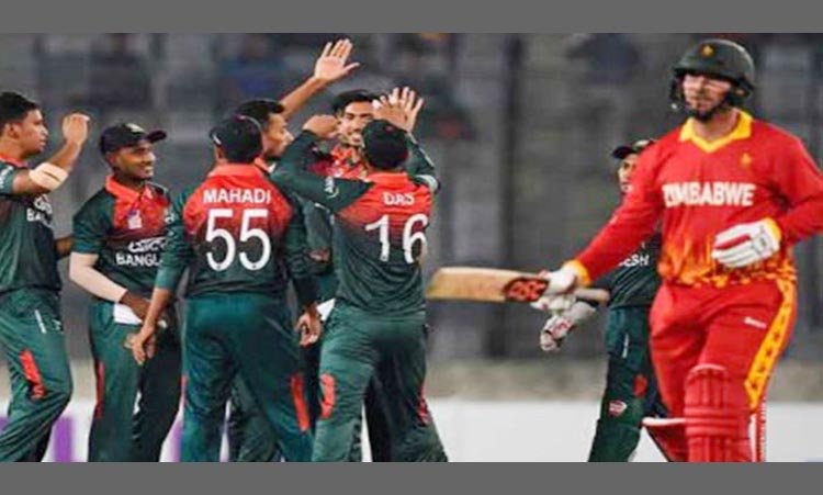 জিম্বাবুয়েকে হোয়াইটওয়াশ করতে বাংলাদেশ প্রয়োজন ১২০ রান