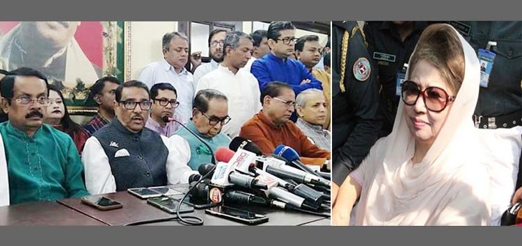 পরিবার বা দলের কথায় খালেদা জিয়ার মুক্তি হবে না : বললেন কাদের