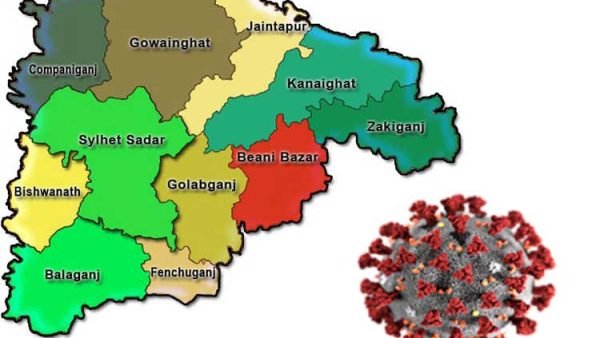 সিলেট জেলায় প্রশাসনিক একই বিভাগের ১৩সদস্য, সরকারী কর্মকর্তাসহ আক্রান্ত ৩১