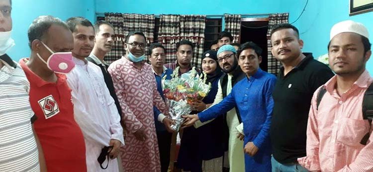 আলেয়া ইকবাল চৌধুরীকে মানবাধিকারের সংবর্ধনা