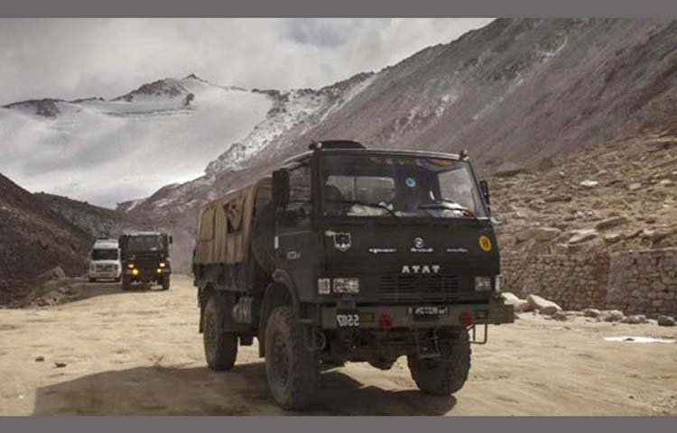 ভারত ও চীনের লাদাখ সীমান্ত থেকে সেনা প্রত্যাহার।