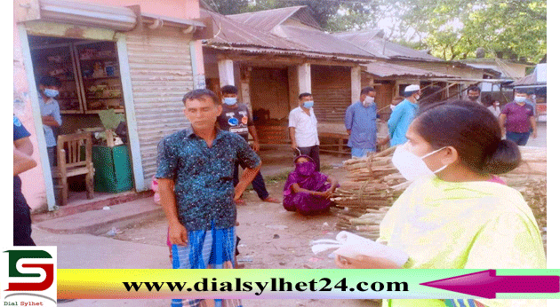 মাধবপুরে ভ্রাম্যমাণ আদালতের জরিমানা : মাস্ক না পরা ও মাস্ক থুতনিতে ঝুলিয়ে রাখা