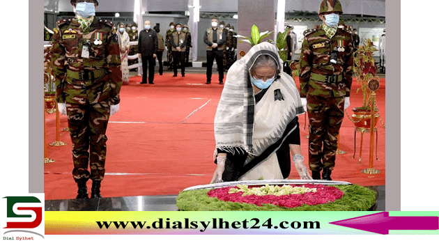 জাতীয় শোক দিবসে জাতির পিতার স্মৃতির প্রতি প্রধানমন্ত্রীর শ্রদ্ধা