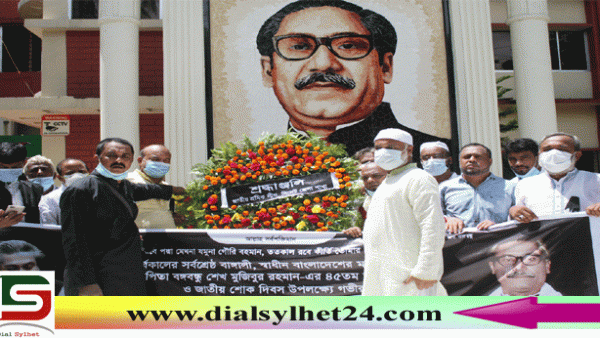 জাতীয় শোক দিবস উপলক্ষে জেলা শ্রমিক লীগের কর্মসূচী পালন