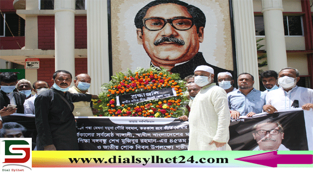 জাতীয় শোক দিবস উপলক্ষে জেলা শ্রমিক লীগের কর্মসূচী পালন