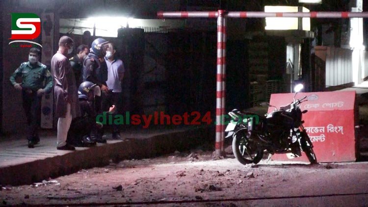 সিলেটের চৌহাট্টায় সার্জেন্ট চয়ন নাইডুর মোটরসাকেলে  বোমাসদৃশ্য বস্তুর সন্ধান পেয়েছে পুলিশ