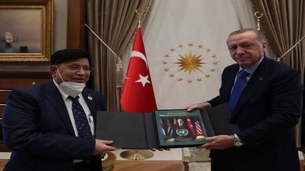 এরদোগানের সঙ্গে পররাষ্ট্রমন্ত্রীর সাক্ষাৎ