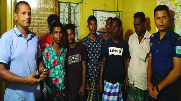 মাধবপুরে সাত জুয়াড়ির কারাদণ্ড