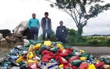 দক্ষিণ সুরমায় ১০ বছর ধরে নকল মবিলের ব্যবসা, দোকান সিলগালা