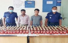 কোম্পীনগঞ্জে মদসহ ২ মাদক ব্যবসায়ী আটক