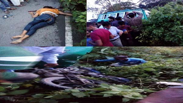 ফেঞ্চুগঞ্জে বাসচাপায় মোটরসাইকেল চালক নিহত