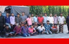 পশ্চিম তেররতন থেকে ২০ জুয়াড়ি গ্রেফতার