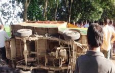 জগন্নাথপুরে লেগুনার ধাক্কায় প্রাণ গেল বাইসাইকেল আরোহীর