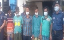 জগন্নাথপুরে মেয়েকে ধর্ষণ, বাবাকে নির্যাতন মামলায় ৫ আসামি কারাগারে