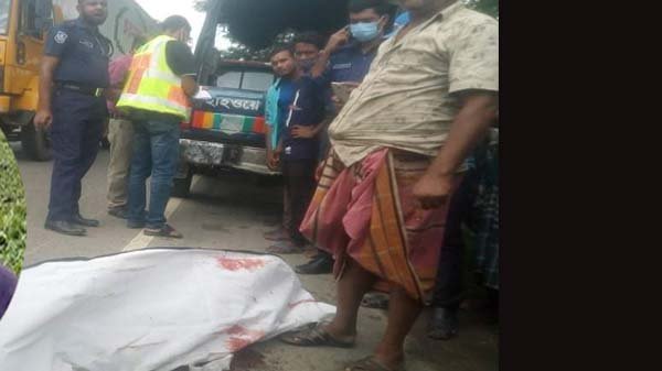 মাধবপুরে বাসের ধাক্কায় প্রাণ গেল এনজিওকর্মীর
