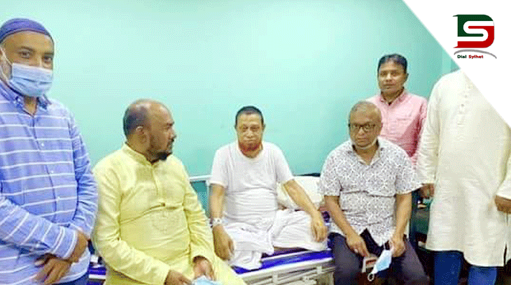 মকন মিয়া চেয়ারম্যানকে দেখতে হাসপাতলে সিসিক মেয়র আরিফ