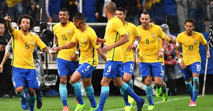 আর্জেন্টিনাকে সরিয়ে শীর্ষে ব্রাজিল