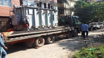 সিলেটে এসেছে পাওয়ার ট্রান্সফরমার