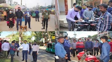 বড়লেখায় ৫ দিনে ১০২ মামলা, ২৩ হাজার টাকা অর্থদণ্ড