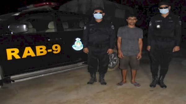 র‌্যাবের অভিযানে চুনারুঘাটে  মাদক ব্যবসায়ী জাসেম আলী আটক