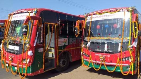 সিলেট-মৌলভীবাজার-হবিগঞ্জ রুটে বিআরটিসির ১২ বাস চালু