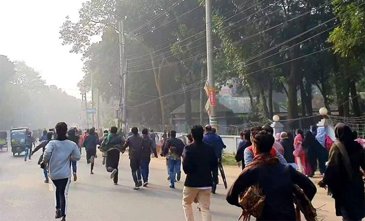 ব্রাহ্মণবাড়িয়া ভিপি নূরের অনুসারীদের ছাত্রলীগের ধাওয়া