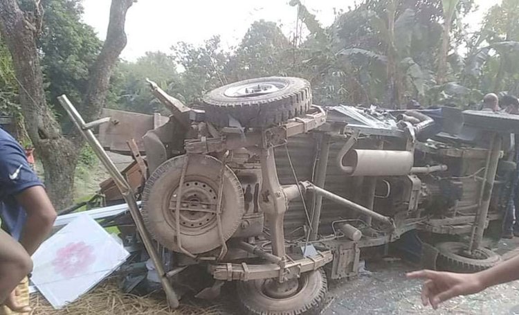 সিরাজগঞ্জে বাস-পিকআপ সংঘর্ষে নিহত ১