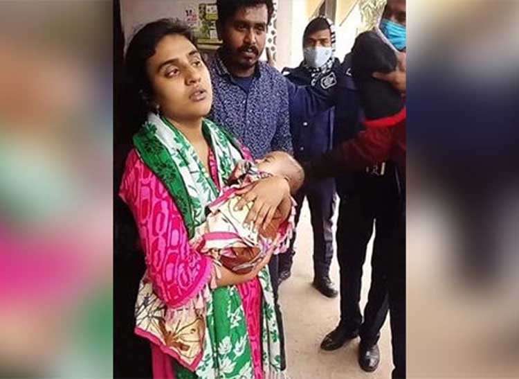 ঠাকুরগাঁওয়ে অক্সিজেনের অভাবে মায়ের কোলেই মৃত্যু