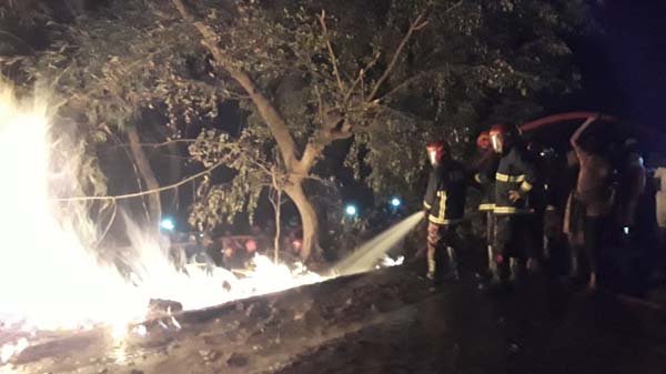 টুকেরবাজারে ভয়াবহ অগ্নিকান্ড