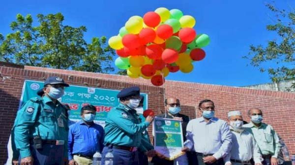 সিলেটে ট্রাফিক পক্ষের উদ্বোধন