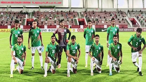 কাতারের সঙ্গে হেরে র‌্যাঙ্কিংয়ে দুই ধাপ পিছিয়েছে বাংলাদেশ