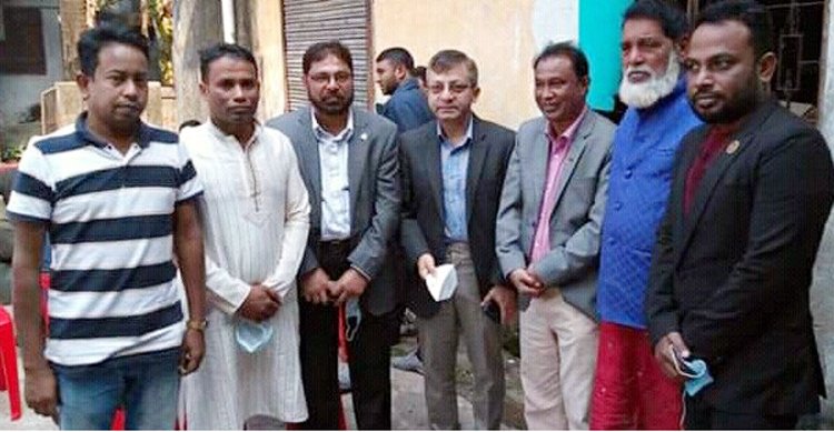 খন্দকার মুক্তাদিরের সাথে নবগঠিত মহানগর কৃষক দলের সৌজন্য সাক্ষাত