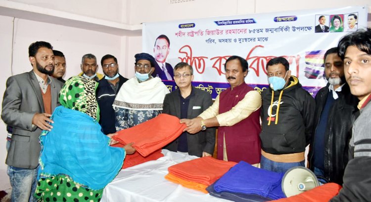 ন্যাশনালিস্ট অনলাইন এক্টিভিস্ট ফোরাম সিলেটের শীতবস্ত্র বিতরণ অনুষ্ঠিত