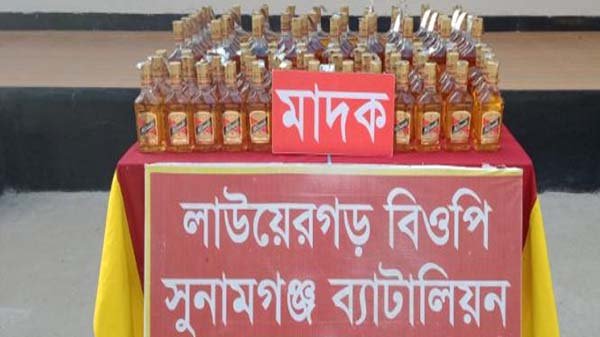 সুনামগঞ্জ সীমান্তে তিনটি চোরাচালান ধরল বিজিবি