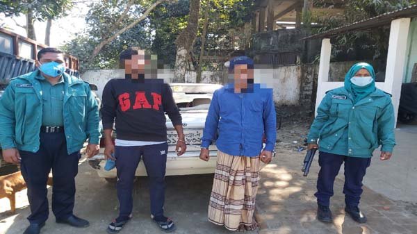 খাদিমনগর চাবাগান থেকে দুই চোর আটক, চোরাই গরু ও প্রাইভেট উদ্ধার