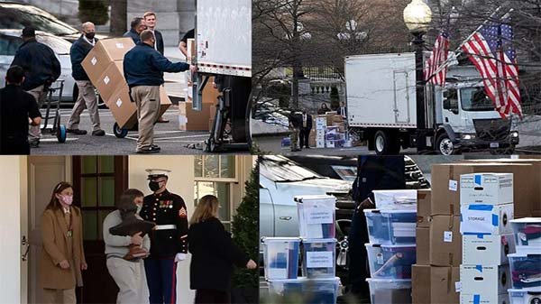 অবশেষে হোয়াইট হাউস ছাড়ছেন ট্রাম্প!