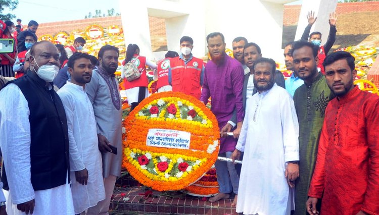 সার্ক মানবাধিকার ফাউন্ডেশন সিলেট  জেলা ও মহানগরের শ্রদ্ধাঞ্জলি অর্পন