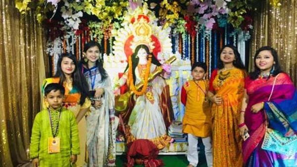 সরস্বতী পূজার প্রতিমা শোভাযাত্রা আজ