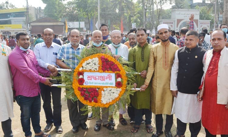 মহান স্বাধীনতা দিবসে সিলেট জেলা কর আইনজীবী সমিতির শ্রদ্ধাঞ্জলি