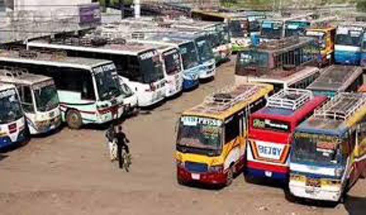 ৮ রুটে অনির্দিষ্টকালের জন্য বাস চলাচল বন্ধ